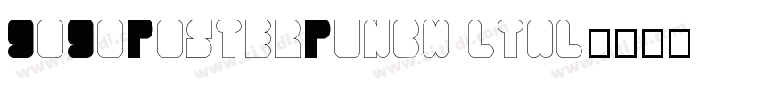 GoGoPosterPunch ltal字体转换